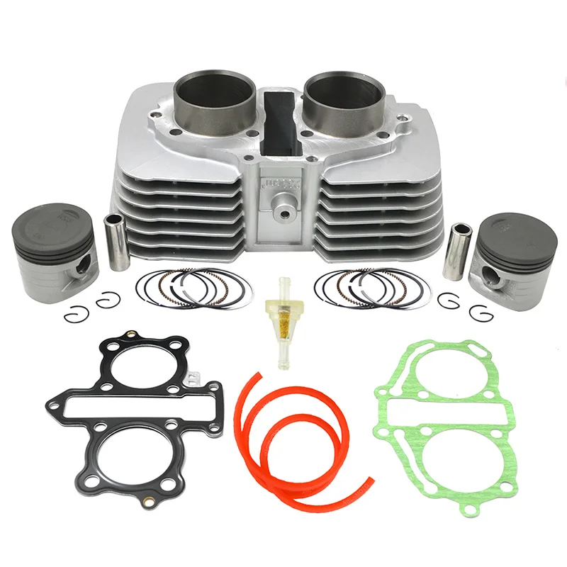 

STD 53mm Air Cylinder Block & Piston & Rings & Oil Tube & & Oil Fuel Filter Kit & Gasket Kit For Honda CA250 CMX 250 C Rebel 250