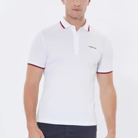 2021 summer casual polo shirts turn down collar slim fit breathable sold color business mens polo shirt