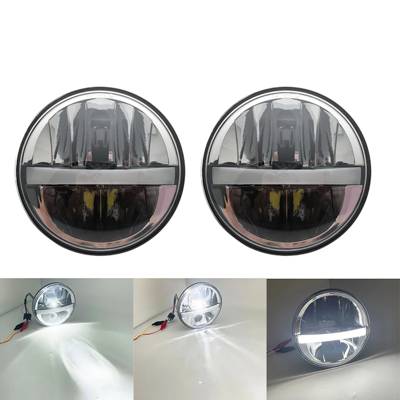 2 шт. 5 3/4 &quotмотоциклетные фары 75-дюймовые светодиодные для Triumph Rocket iii 3 &amp Speed Triple