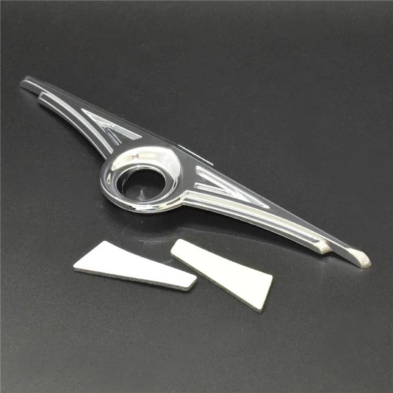 МОТОЦИКЛ ABS пластик хром задняя крышка ключа ствола отделка отверстия клей Accent