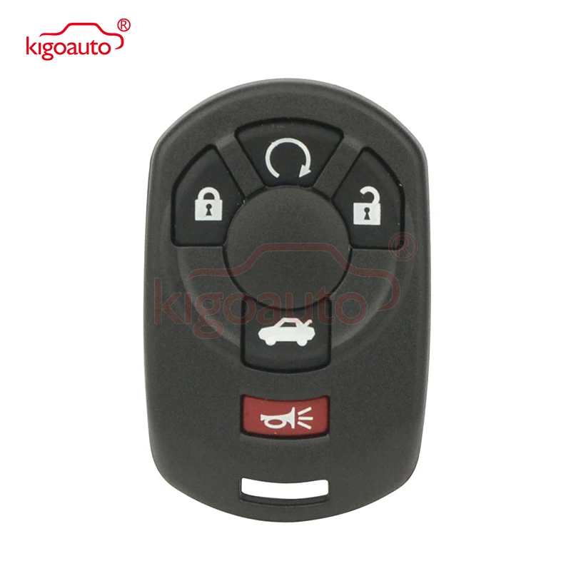 

Kigoauto M3N65981403 Smart key shell case 5 button 15212382 for Cadillac STS 2005 2006 2007 2008 2009 2010 2011
