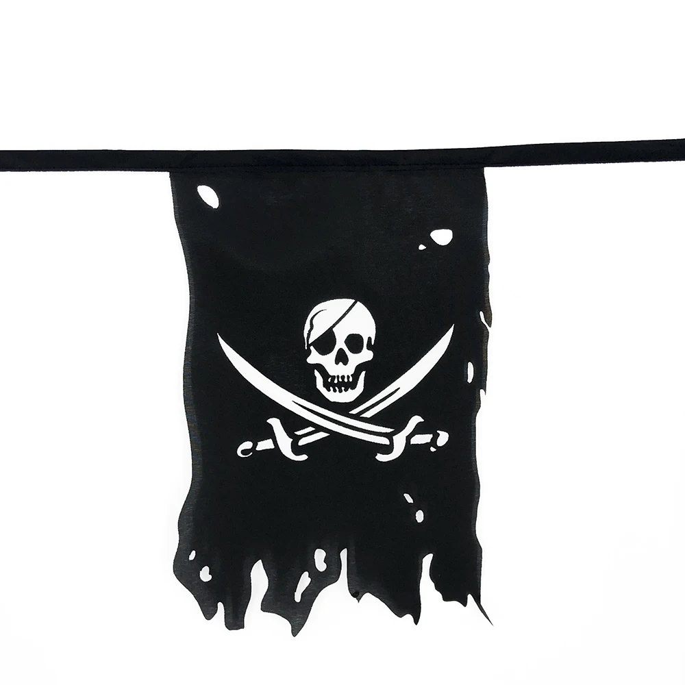 

PODIUM 6 Meters String Flag 20 20 X 30ft Hole Double-blade Skull Flag For Decoration