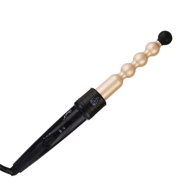 

CkeyiN Professional Hair Curler Styling Tools Hair Curler Plate Attachemnt Ceramic Barrels 25mm Hair Waver Curling Iron Wand 45