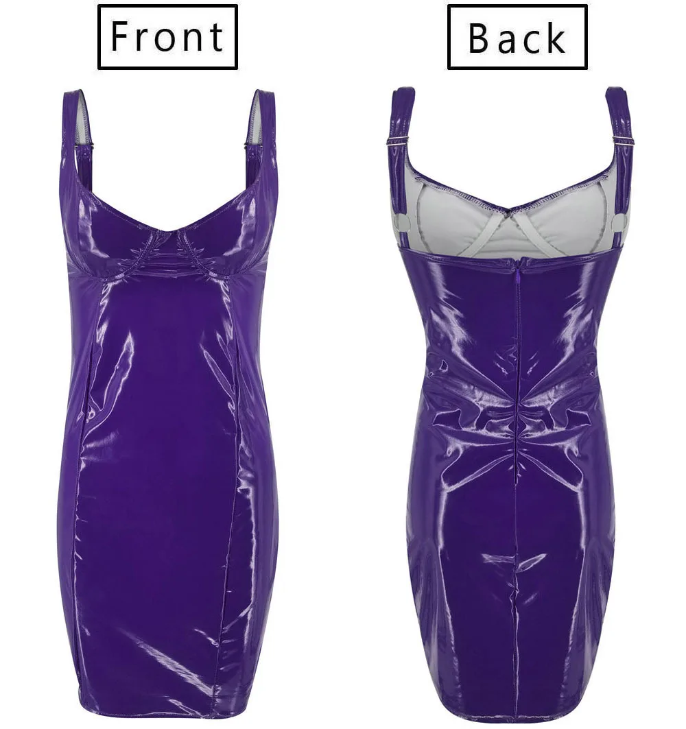 Женское облегающее платье с мокром эффектом экзотическое танцевальное мини