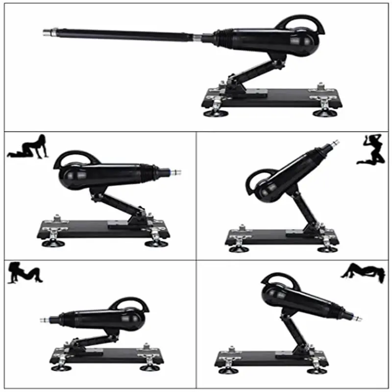 Фаллоимитатор вибратор Выдвижная секс машина для женщин Регулируемая скорость