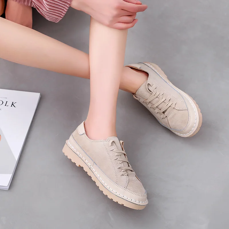Повседневная женская обувь на плоской подошве Коллекция 2021 года Сезон весна