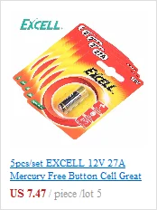 10 шт./лот Excel 1,5 V LR66/177/377/AG4 Кнопка ячейки Батарея аккумулятора кнопочного типа длинные Срок годности для часы электронные игрушки