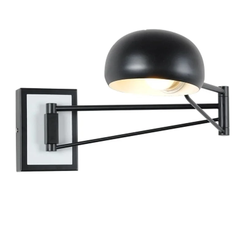 Настенный светильник черный современный настенный с регулируемым кронштейном