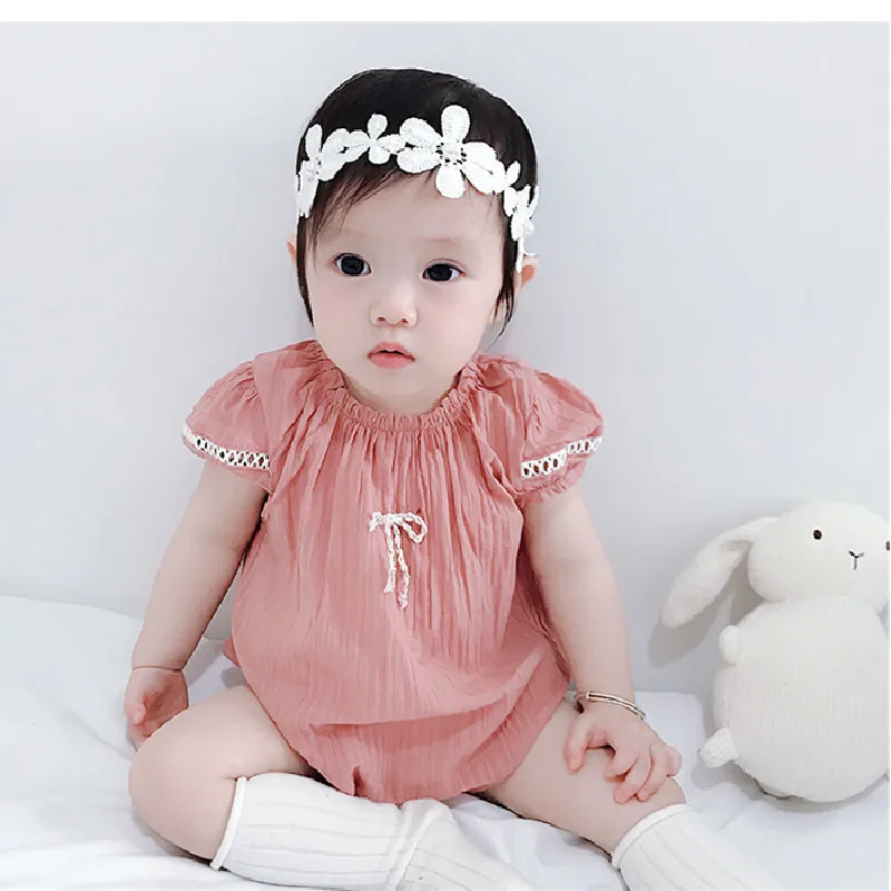 Детский комбинезон Кружевной принцессы для девочек Одежда новорожденных