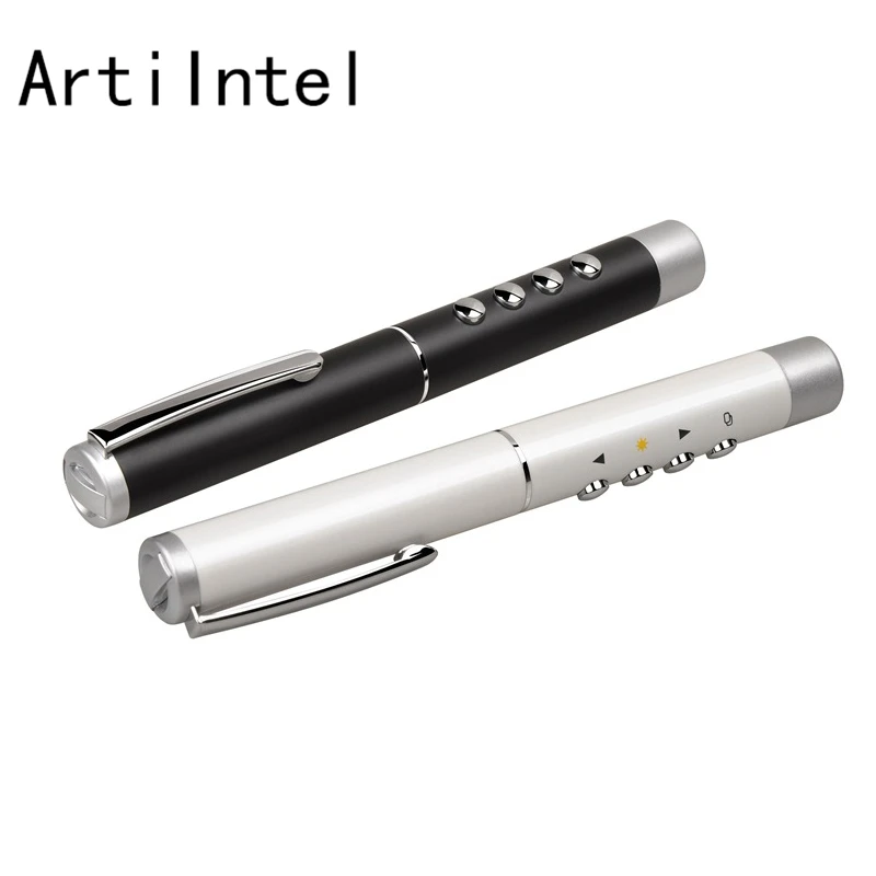 Remote Control PPT Presenter USB Laser Flip Pen Wireless 2.4GHz Powerpoint Clicker Turn Presentation with Receiver |