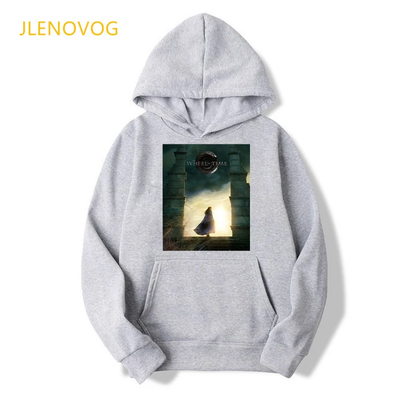 

The Wheel Of Time Tv Show Graphic Print Cap Hoodies Women'S Clothing Stylish Rand/Mat Sweatshirt Femme Winter Plus Velvet Coat