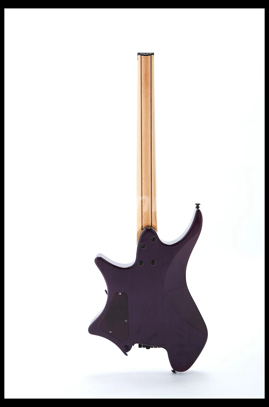 Высокое качество безголовая гитара цельный корпус из красного дерева