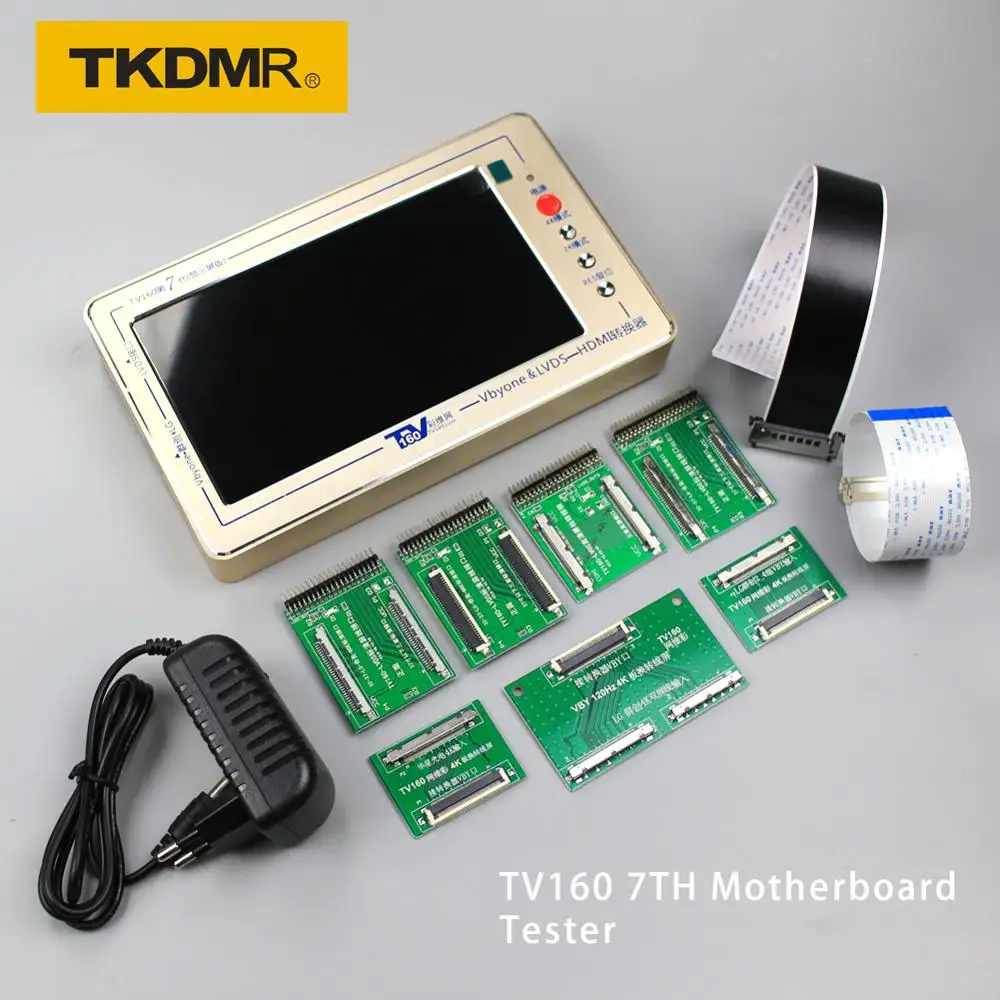 TKDMR ТВ 160 7th тестер материнской платы инструменты Vbyone & LVDS к HDMI конвертер с семью