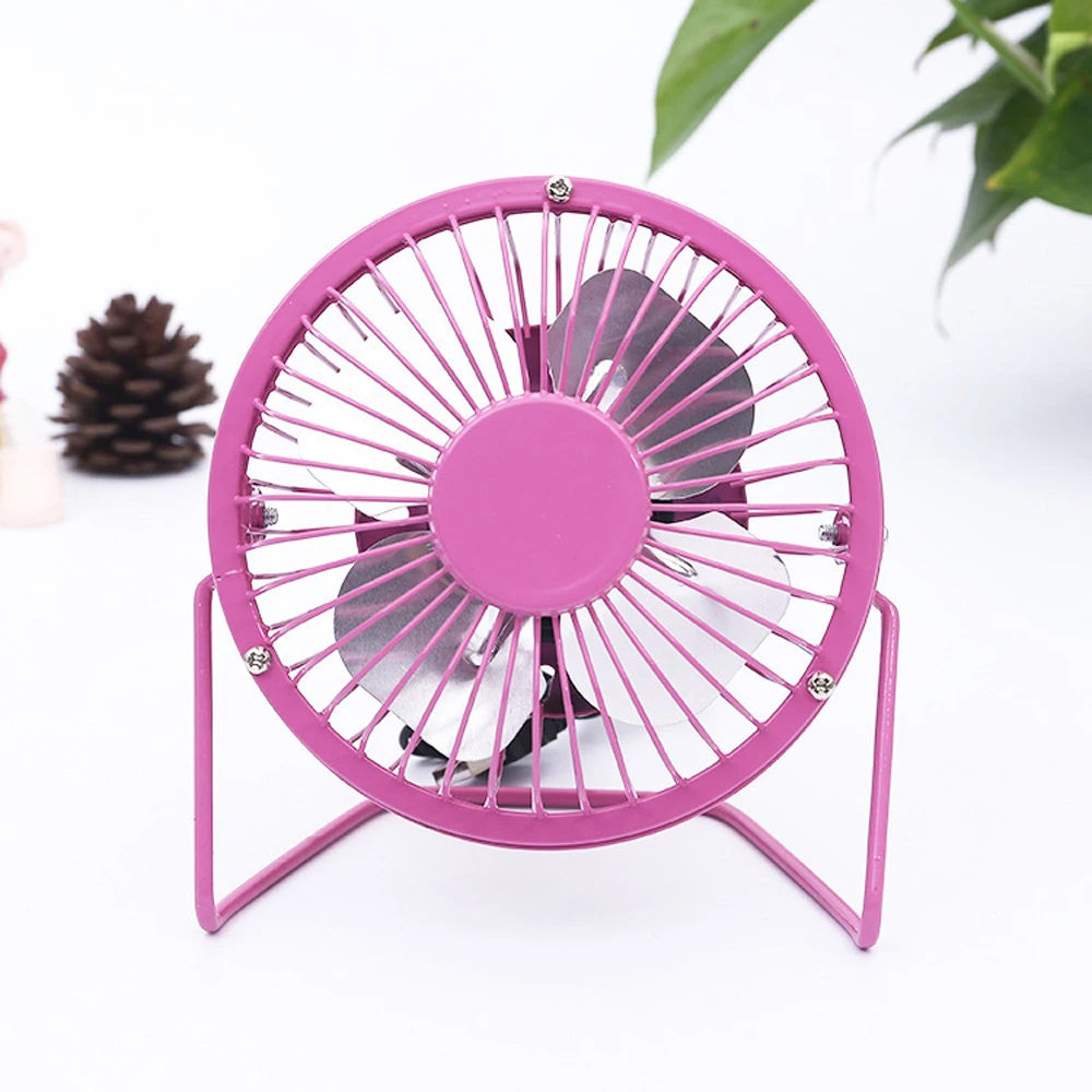 Mini USB Office New Fan Portable Fans Metal Cooler Cooling Desktop Mute Silent Universal For Car Notebook Computer Desk | Бытовая