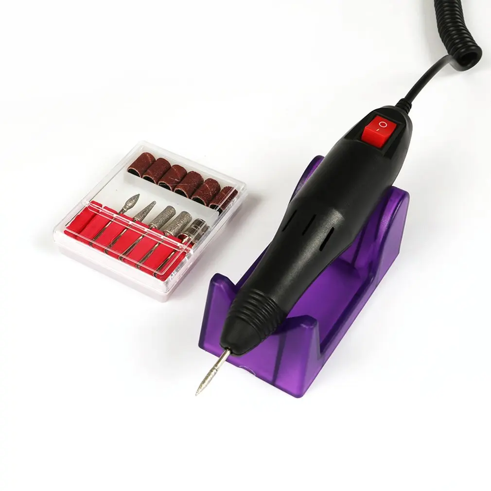 Manicure Grinding Machine Polishing Tool Nail Red Box 2000 Sander Power Piercing Device Polisher White | Красота и здоровье