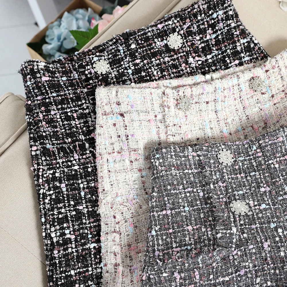 Повседневные женские короткие брюки трапециевидной формы новинка 2019 Клетчатые