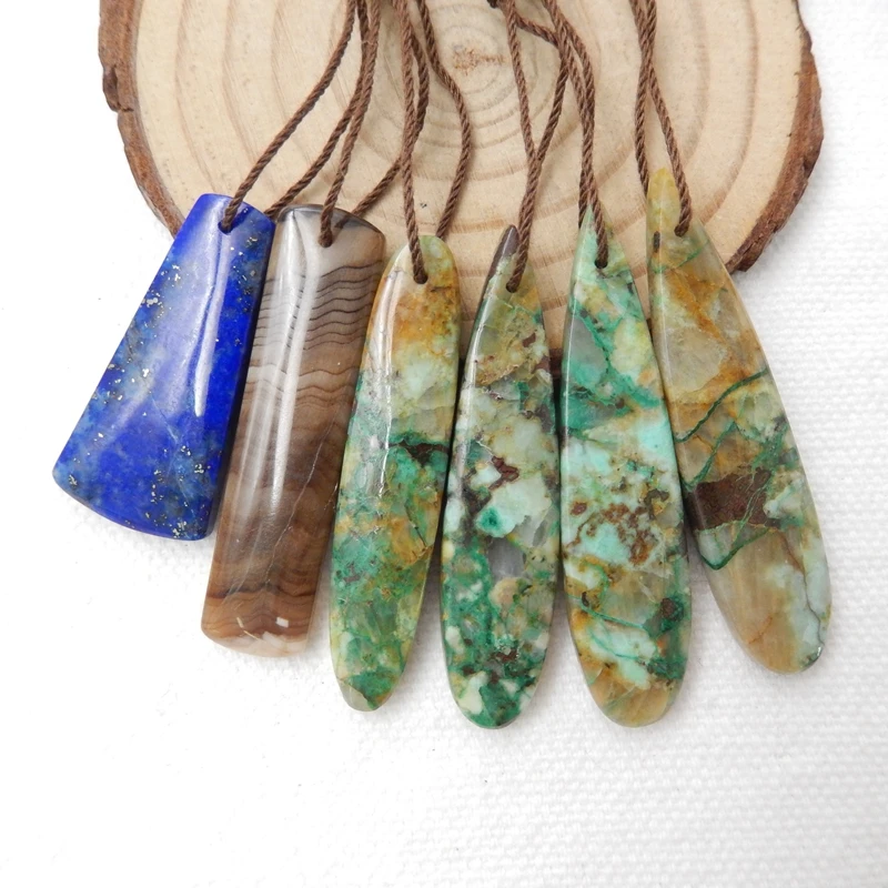 Бусина для ожерелья из лазурита хризоколлы Дерева ископаемого ювелирные изделия