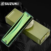 suzuki 10 hole blues olive green thickened professional performance export piano for adults and children mouth harmonica qimei