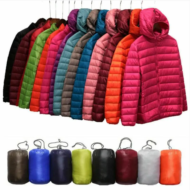 Женская легкая куртка на утином пуху Uniqlo зимняя верхняя одежда пуховик новинка