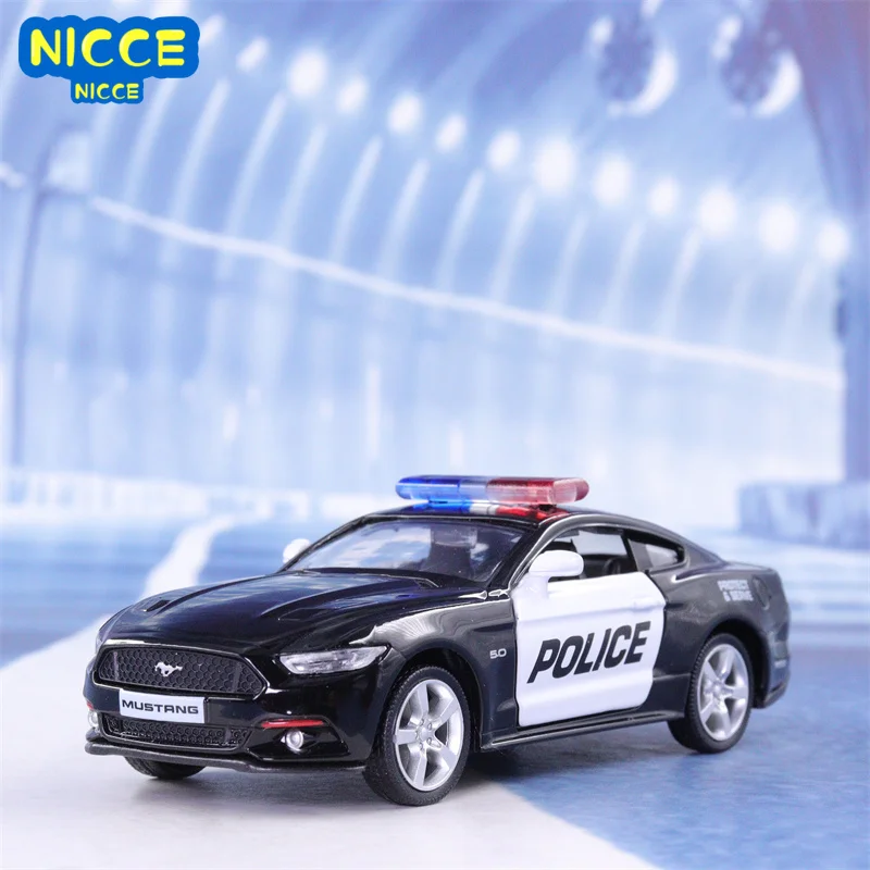 

Nicce Police Car Series 1:36 Alloy Car R8 GT C7 Mustang Chevrolet Diecasts Toy Vehicles Exquisite Model Gifts for Children A195