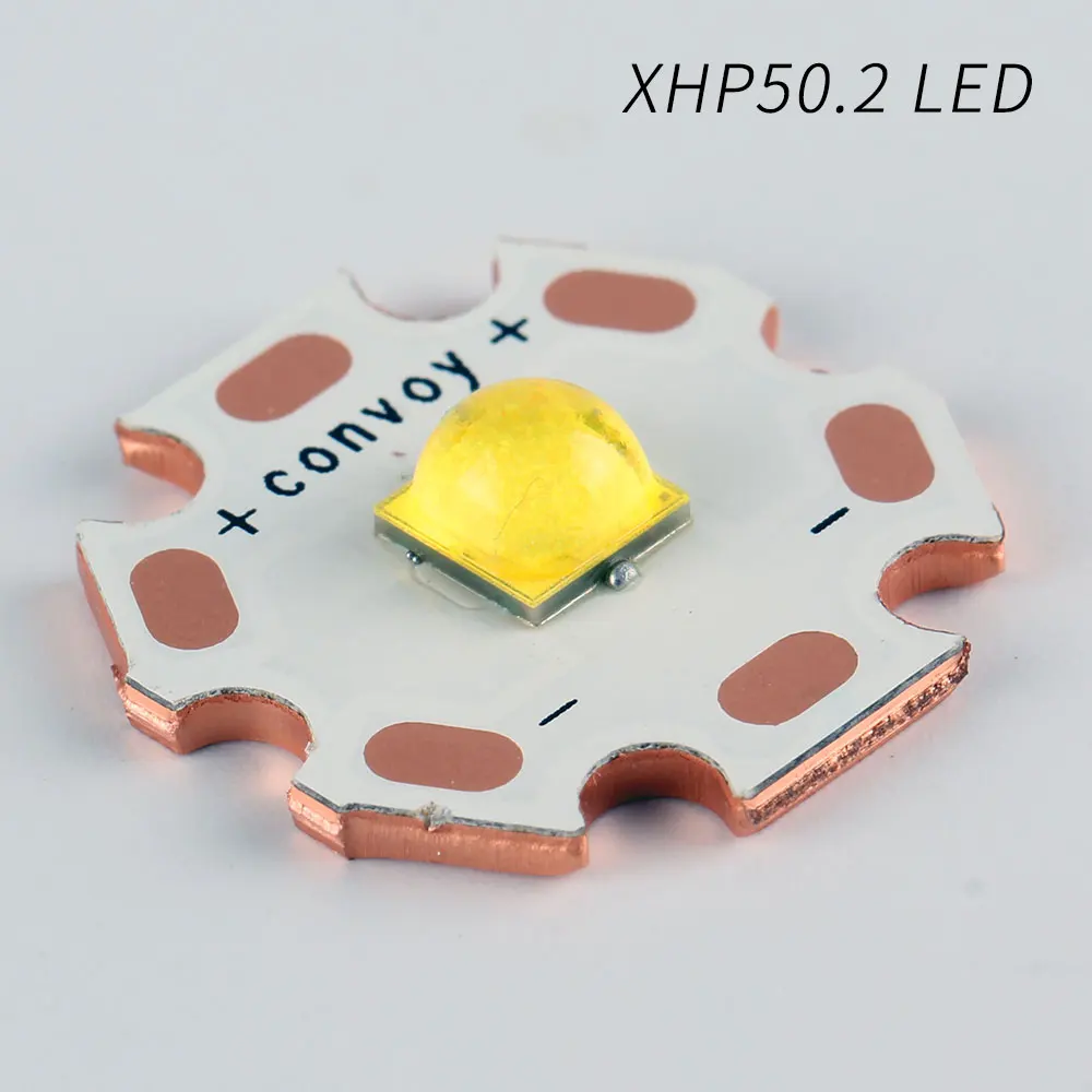 Светодиодный ы XHP50.2 с медной пластиной DTP 20 мм 6 в 70CRI|Фонарики и осветительные
