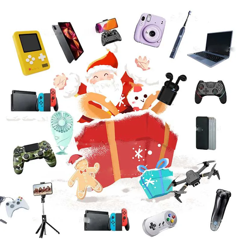 

Новый год 2022 счастливая таинственная коробка 100% Рождественский сюрприз высококачественный подарок драгоценный товар электронные товары с...