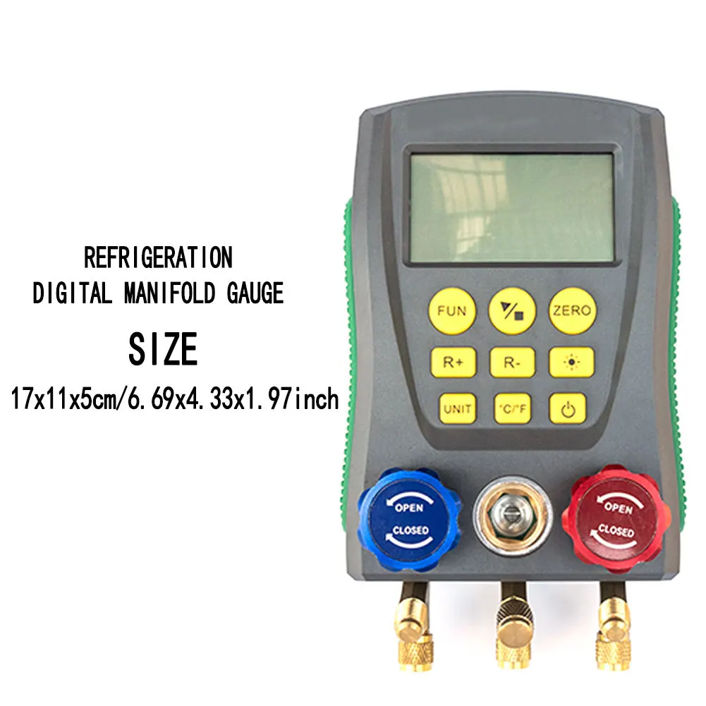 

Refrigeration Digital Manifold Gauge DY517 Car Air Conditioner Pressure Temperature Electronic Manometer Gauge Tester Tools