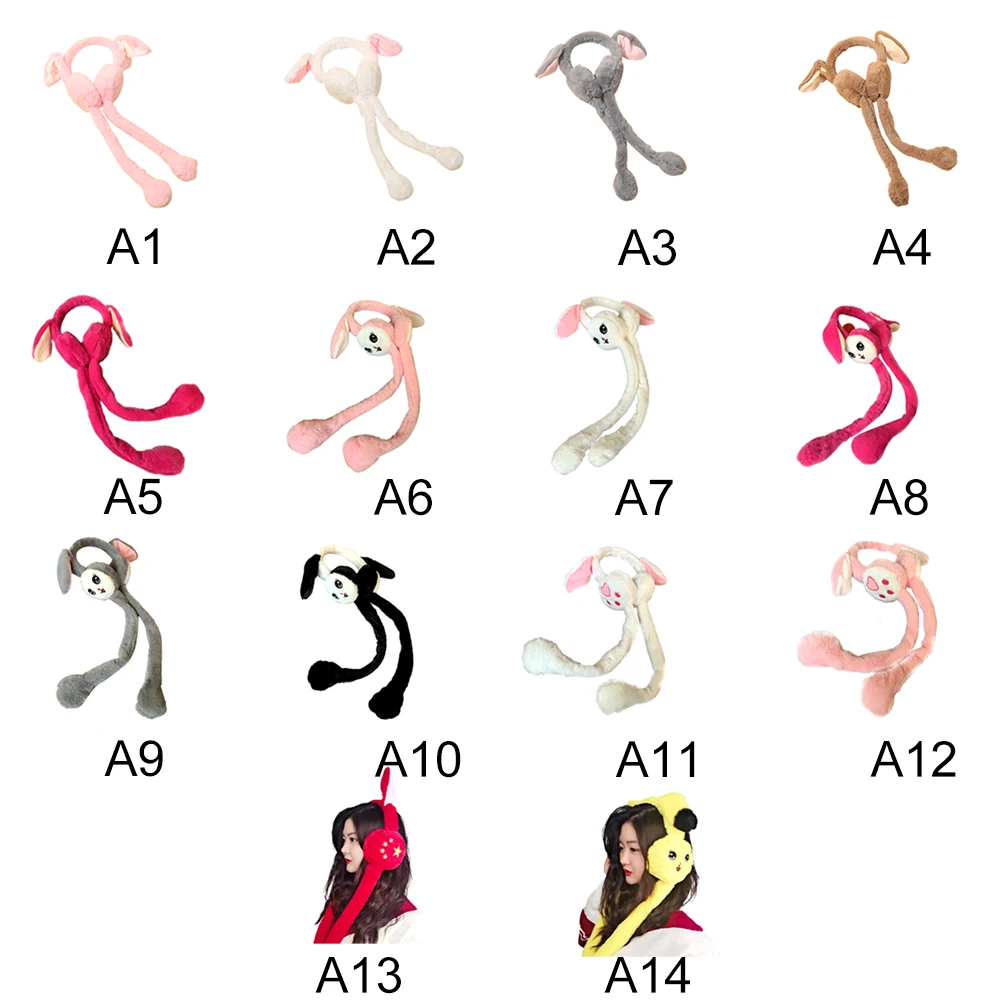 Новинка Милые плюшевые повязка теплая перемещение ухо наушники игрушки подарок