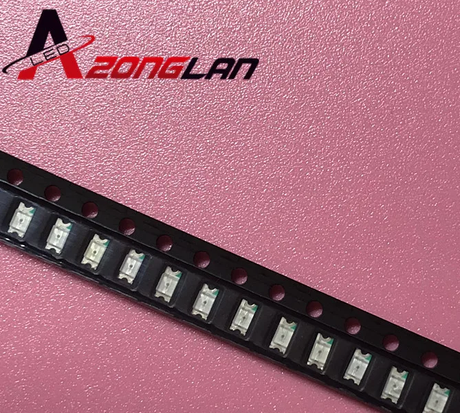 100 шт. оранжевые/Янтарные 1206 SMD SMT супер яркие светодиодные лампы светильник