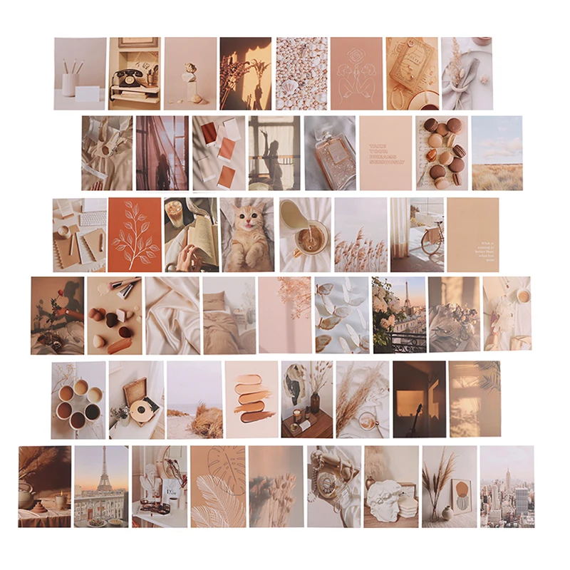 

50 шт. послеобеденный настенный коллаж декор для спальни для девочек-подростков настенный художественный пляжный постер