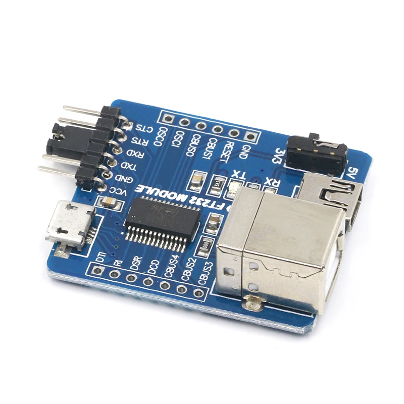 FT232RL 3 в 1 USB к модулю последовательного порта Type B / MINI Micro интерфейс UART для Arduino |