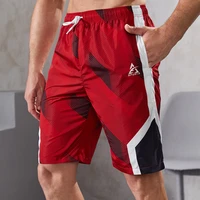 men sport running jogger shorts gyms fitness jogging workout basketball soccer sportswear loose casual track short pants