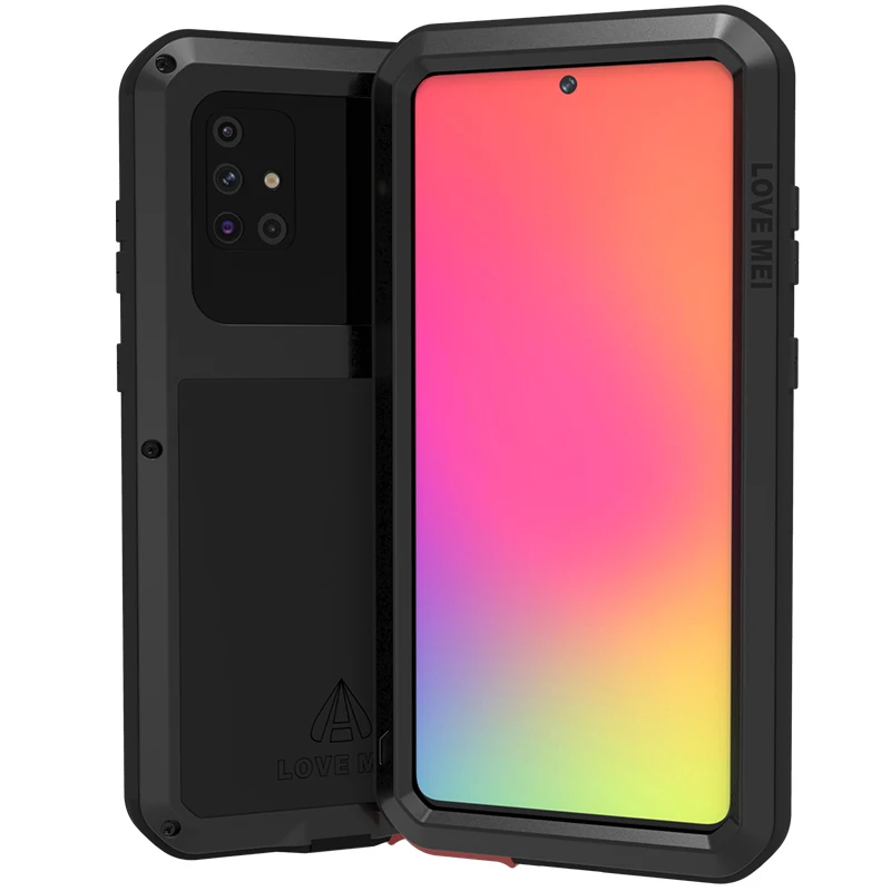 Для Samsung Galaxy A71 роскошные бронированные противоударные металлические