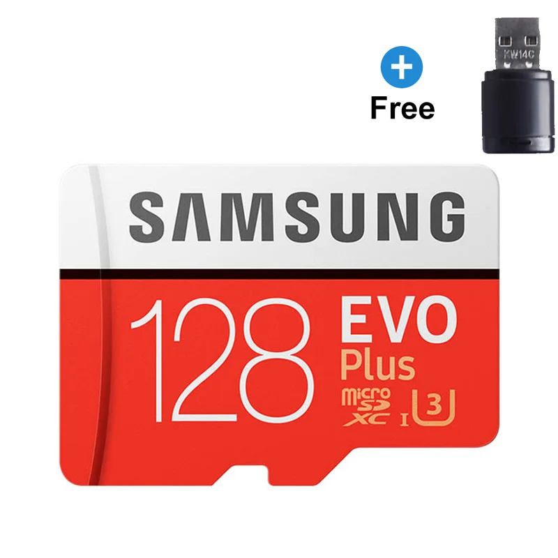 Карта памяти MicroSD SAMSUNG EVO Plus 512/100/МБ/с./128/32/256 ГБ | Компьютеры и офис