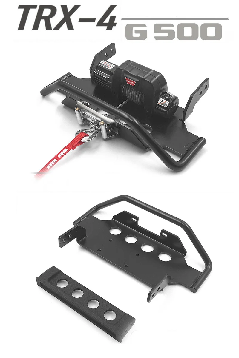 Металлический передний Нижний Бампер для TRAXXASPARTS G500 G63 TRX 4 63 Rc запчасти|Детали и
