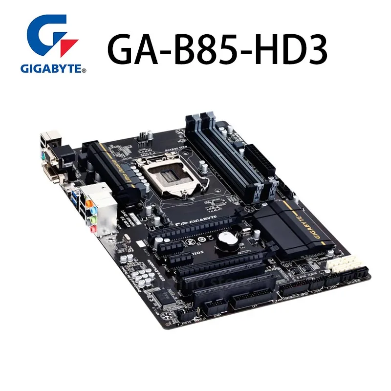 Kaufen LGA 1150 Gigabyte B85-HD3 Motherboard + CPU Intel Core I5 4590 Motherboard Set LGA 1150 I5 4590 DDR3 32GB Desktop B85 Placa-mãe
