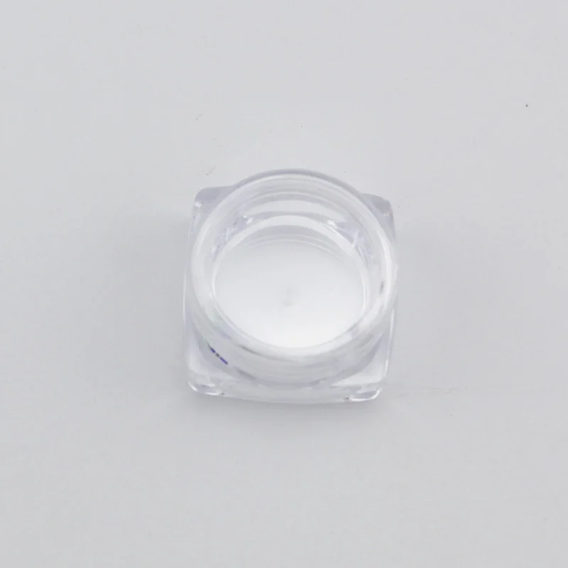 3g Square Clear 12 шт пустые для небольших банок многоразовые мини пластиковые бутылки Косметическая банка, контейнер маленькая круглая бутылка маленькая банка для крема твердые духи - Цвет: 3g Square Clear