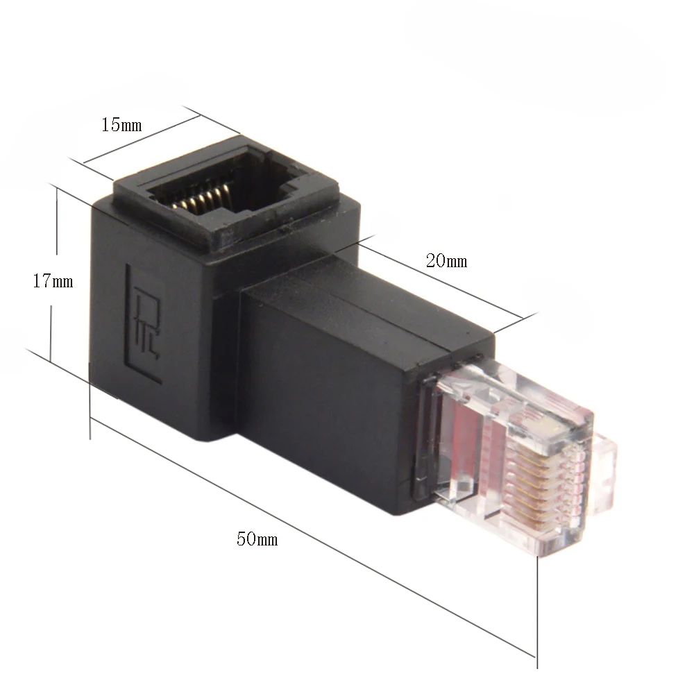 Вверх вниз влево вправо угол 90 градусов 8P8C FTP STP UTP Cat 5e RJ45 Lan Ethernet Сетевой