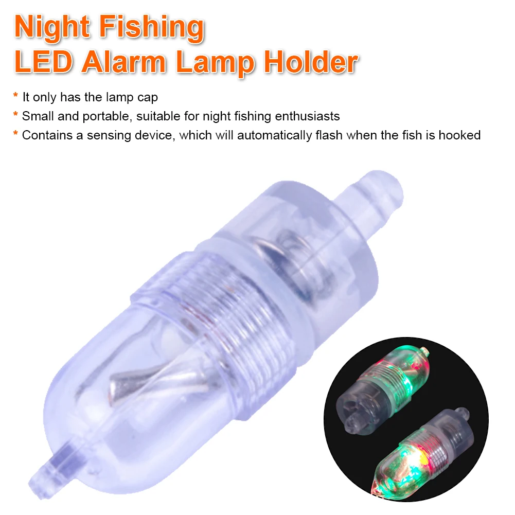 

Fishing Enthusiasts Smart Alarm Bell Light Sensor LED Night Fishing Rod Tip Fishing Bite Alarm Lamp Fishing Tackle Accessories