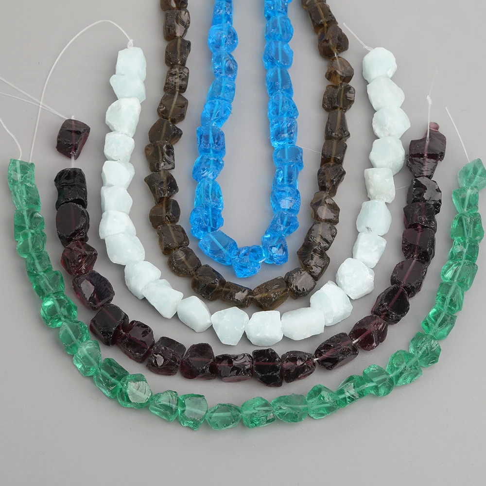 

Smoky Color Quartz Crystal Nugget Loose Beads Necklace Pendant,Facted Irregular Crystal Beads Bracelet Making EF-CT-310AMBJ