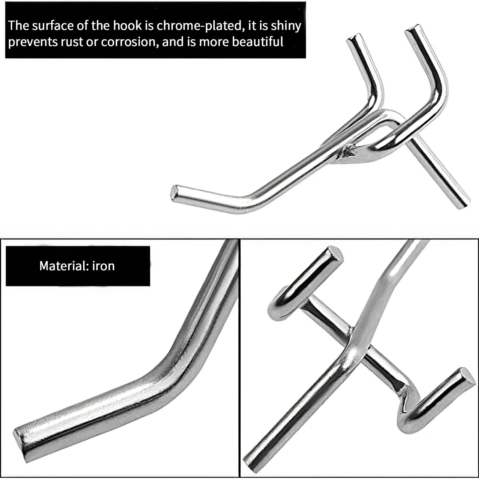 6 шт. крючок для отверстий железный настенный вешалка доски инструмент