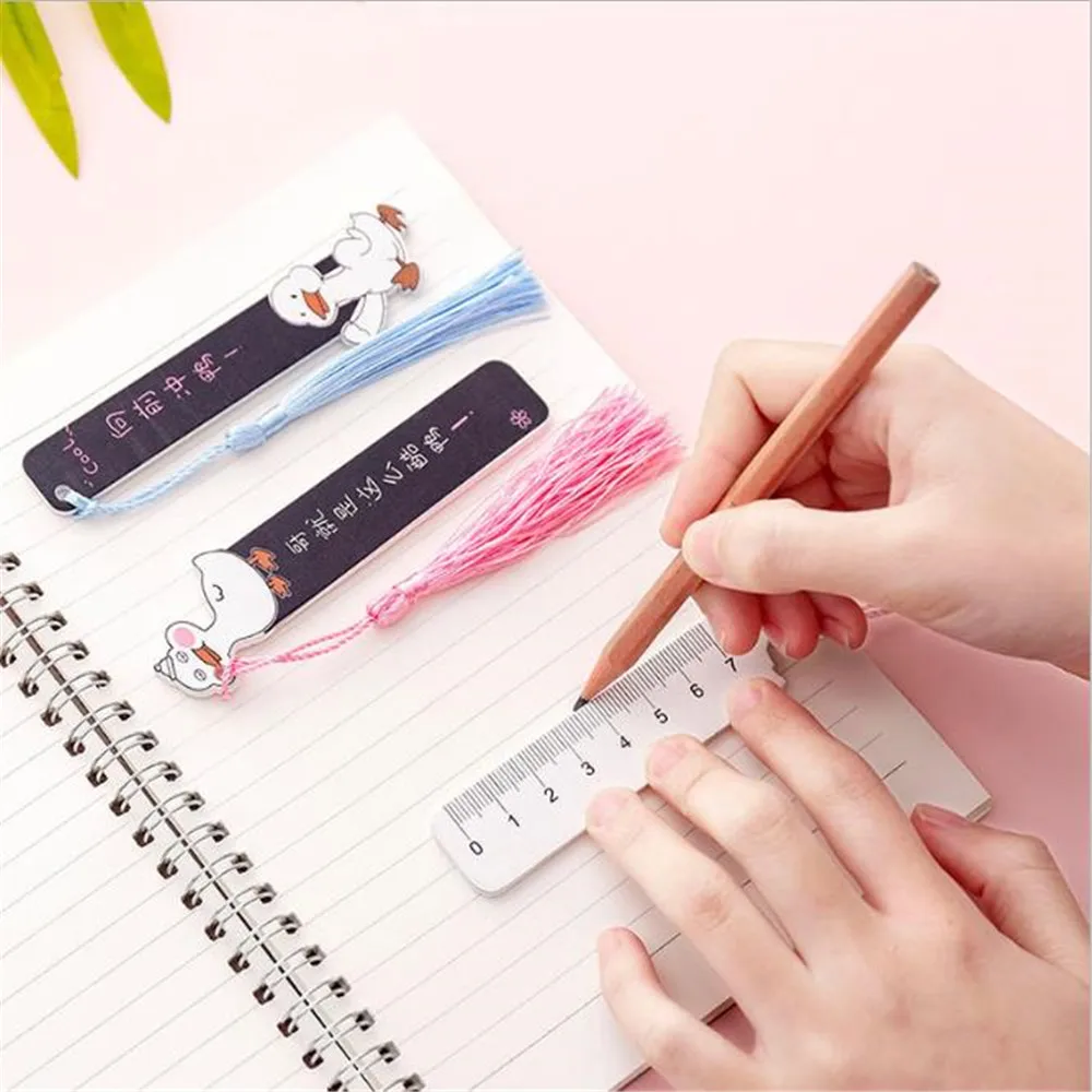 1 шт. милые миленькие в японском стиле (Каваий Утка деревянная линейка школа