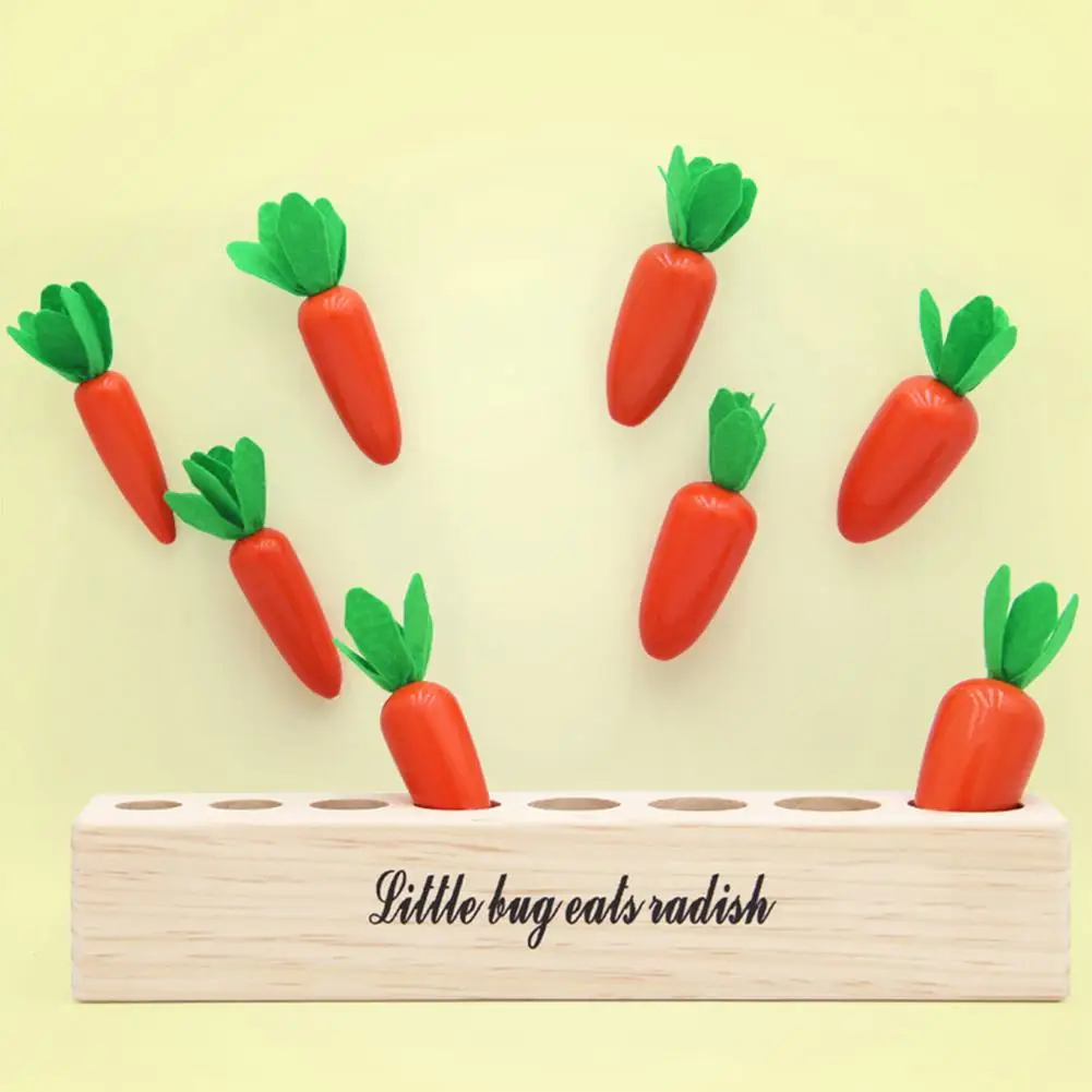 Игрушка Монтессори функция вытягивания моркови альпинийская форма совпадающий