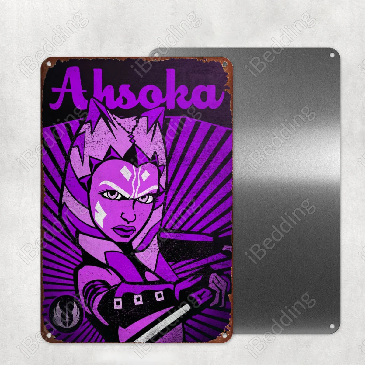 

Ahsoka металлическая вывеска-плакат домашний декор для бара, железная живопись, персонализированный паб, клуб, промышленный Декор