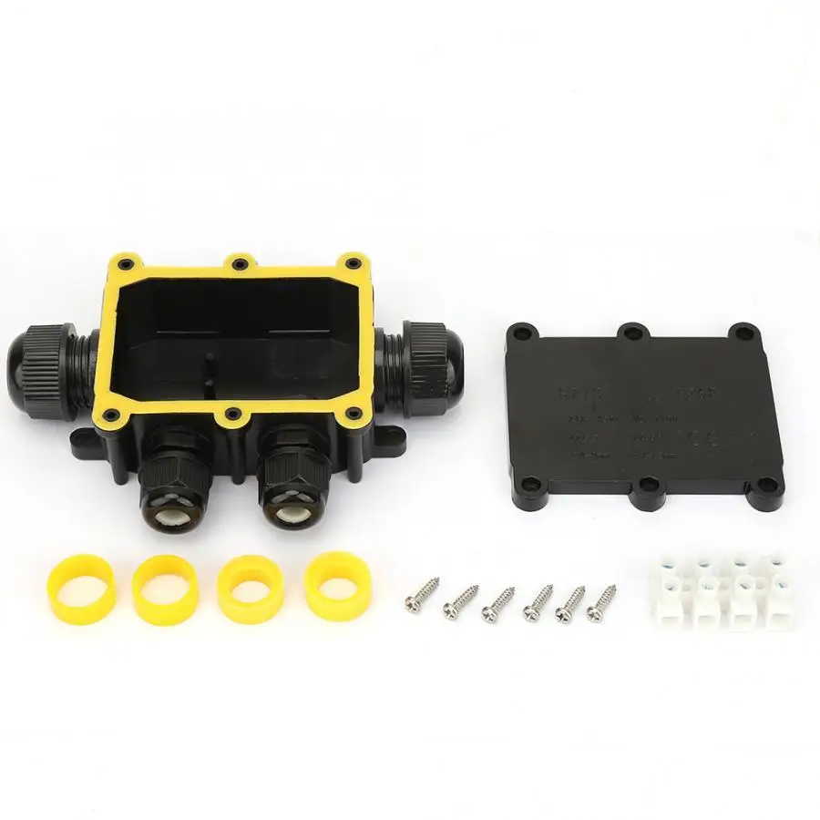 IP68 водонепроницаемая распределительная коробка Электрический корпус кабельная