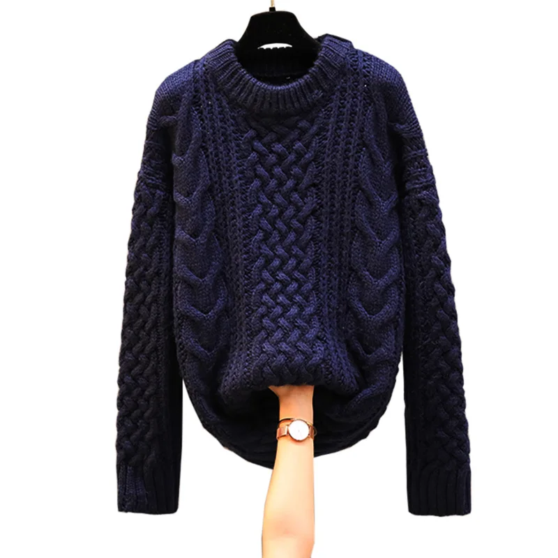 

Spring 2020 Men's Pullover Sweater Soft Comfortable Wool Sweater coat Thick warm Hand-knitted High Quality Beige Men's Sweater
