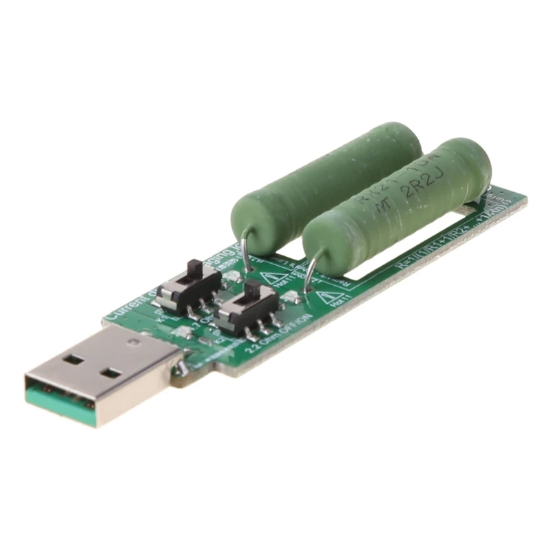 USB резистор электронная нагрузка с переключателем регулируемый 3 ток 5 в тестер