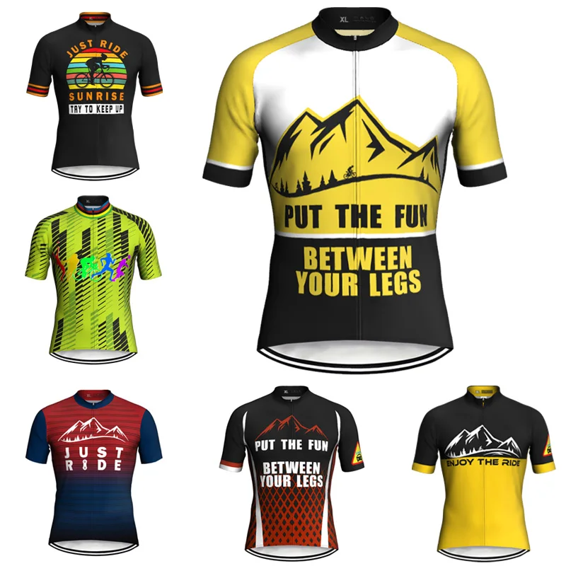 

Pro Summer Men Jersey Tops Short Cycling Jacket FOR Wear Road mtb bike t shirts Motocross Jersey Ride mountain Sport Clothing