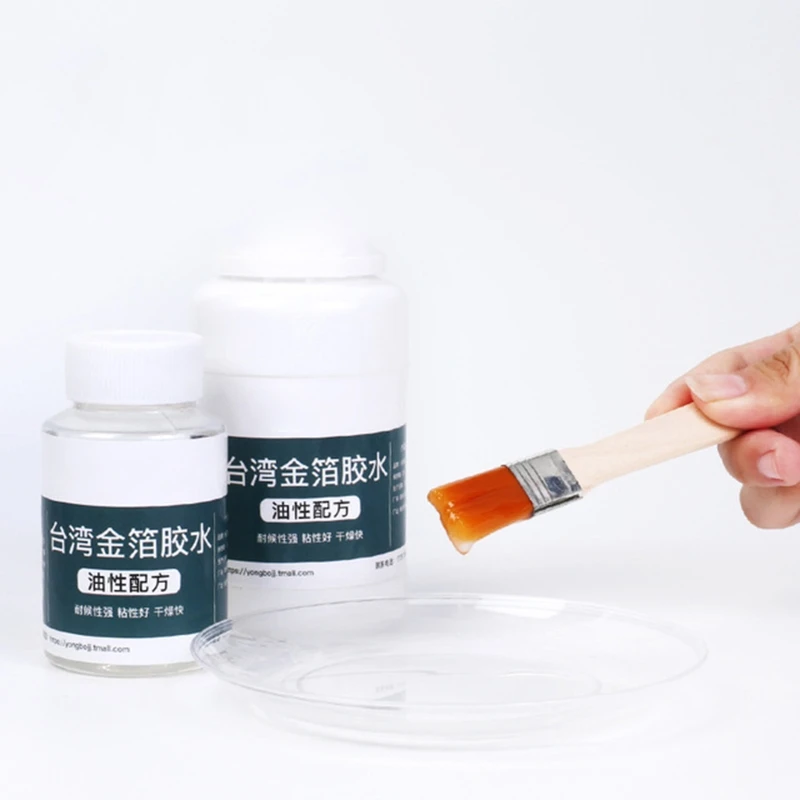 

100g Gilding Glue Gold Leaf Foil Oil-based Glue for Metal Foil Sheets Arts Dropshipping