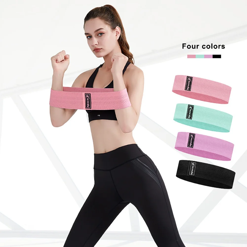 

Durable Hip Belt Yoga Non-Slip Gym Fitness Rubber Band Fitness Woven Elastic Band Butt Lift Resistance Band Work-out Tools